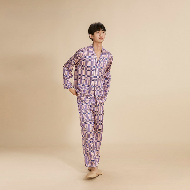 Mens best sale silk loungewear