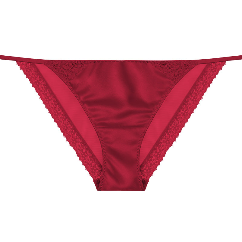Women's Silk Underwear, Silk Lace Panties for Women, 100% Mulberry Silk, MOMOTAR