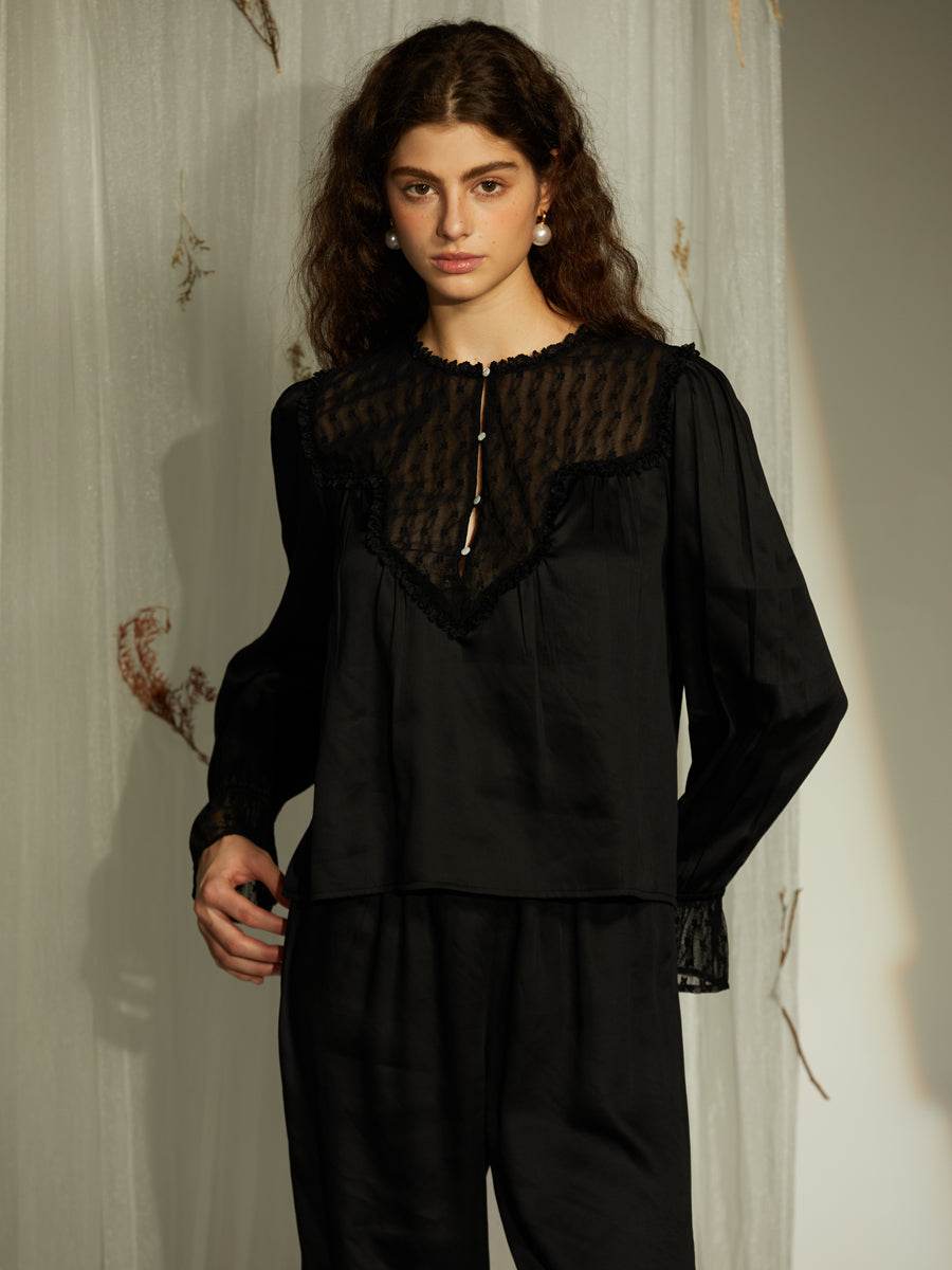 Silk Moonlight Sleepwear Set-dusk