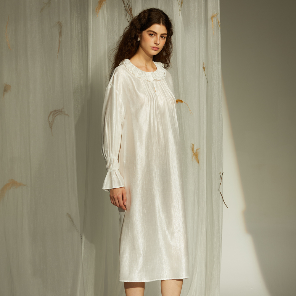 Silk Nightgown & Nightdress, Women's Silk Pajama, Silk Loungewear & Sleepwear, 100% Mulberry Silk, MOMOTAR