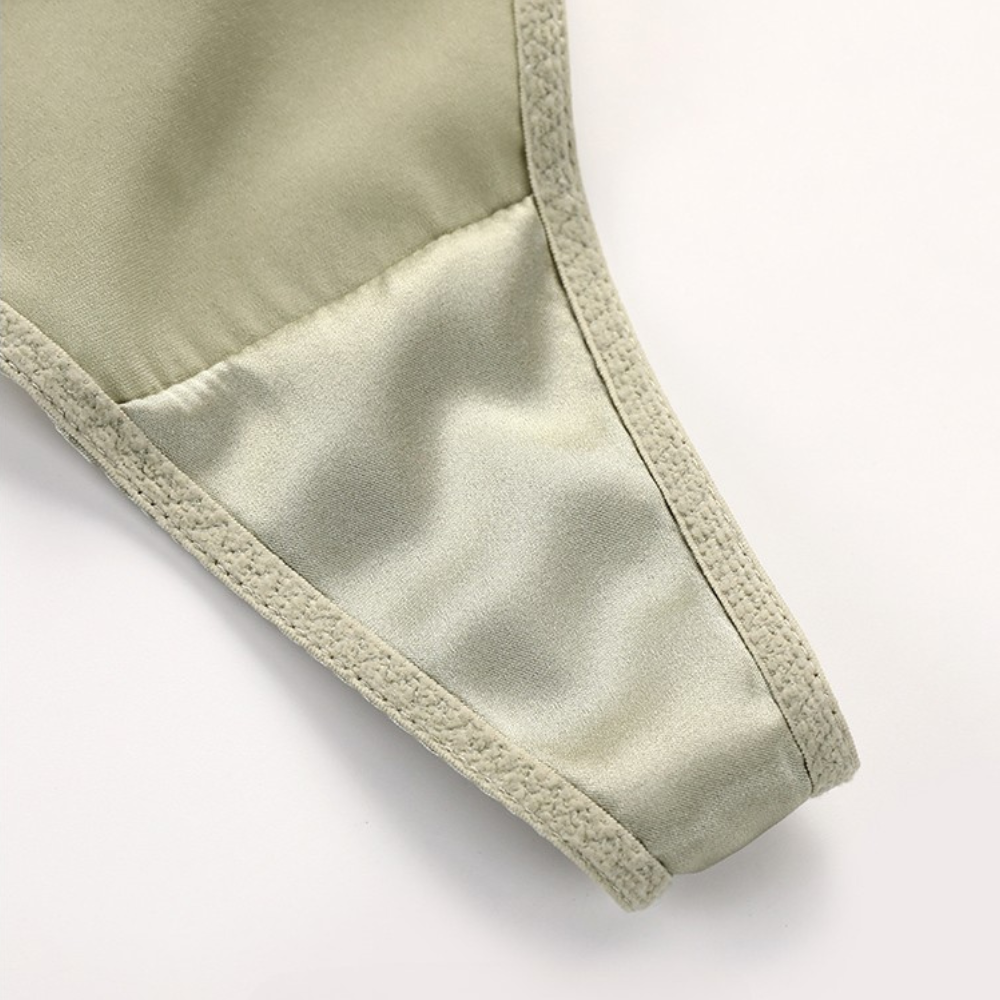Solid Color Silk Panties (Pack of 2)