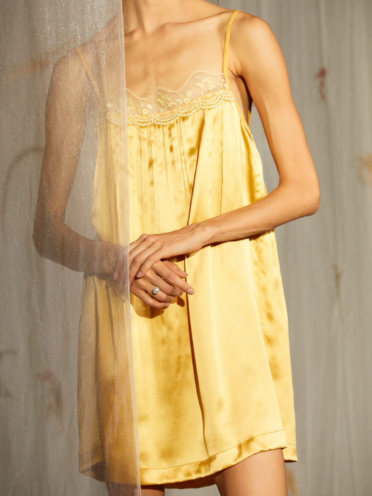 Silk Nightgown & Nightdress, Women's Silk Pajama, Silk Loungewear & Sleepwear, 100% Mulberry Silk, MOMOTAR