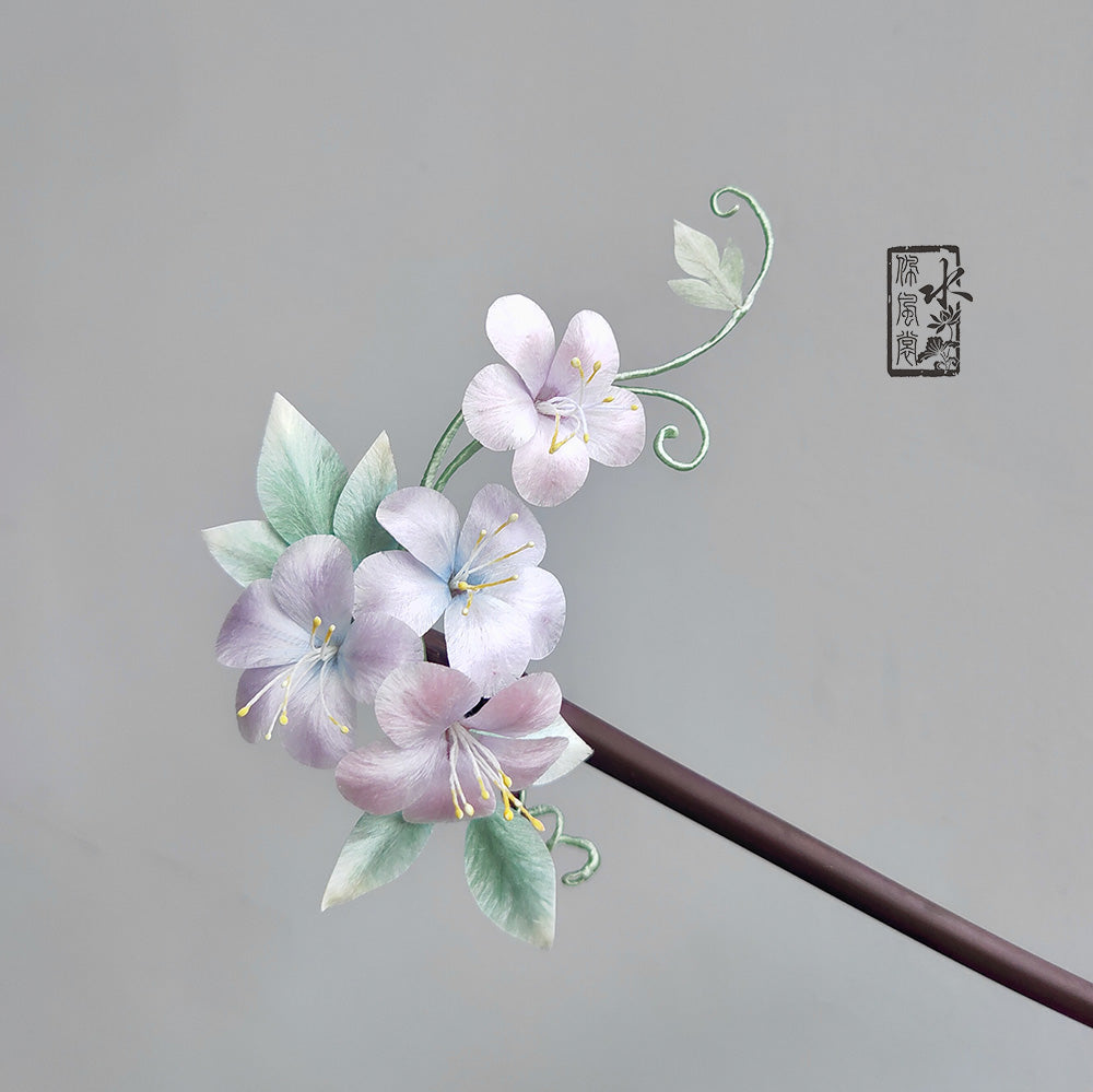 Handcrafted Silk Velvet Flower Jewelry – Traditional Chinese Hairpins & Brooches MOMOTAR