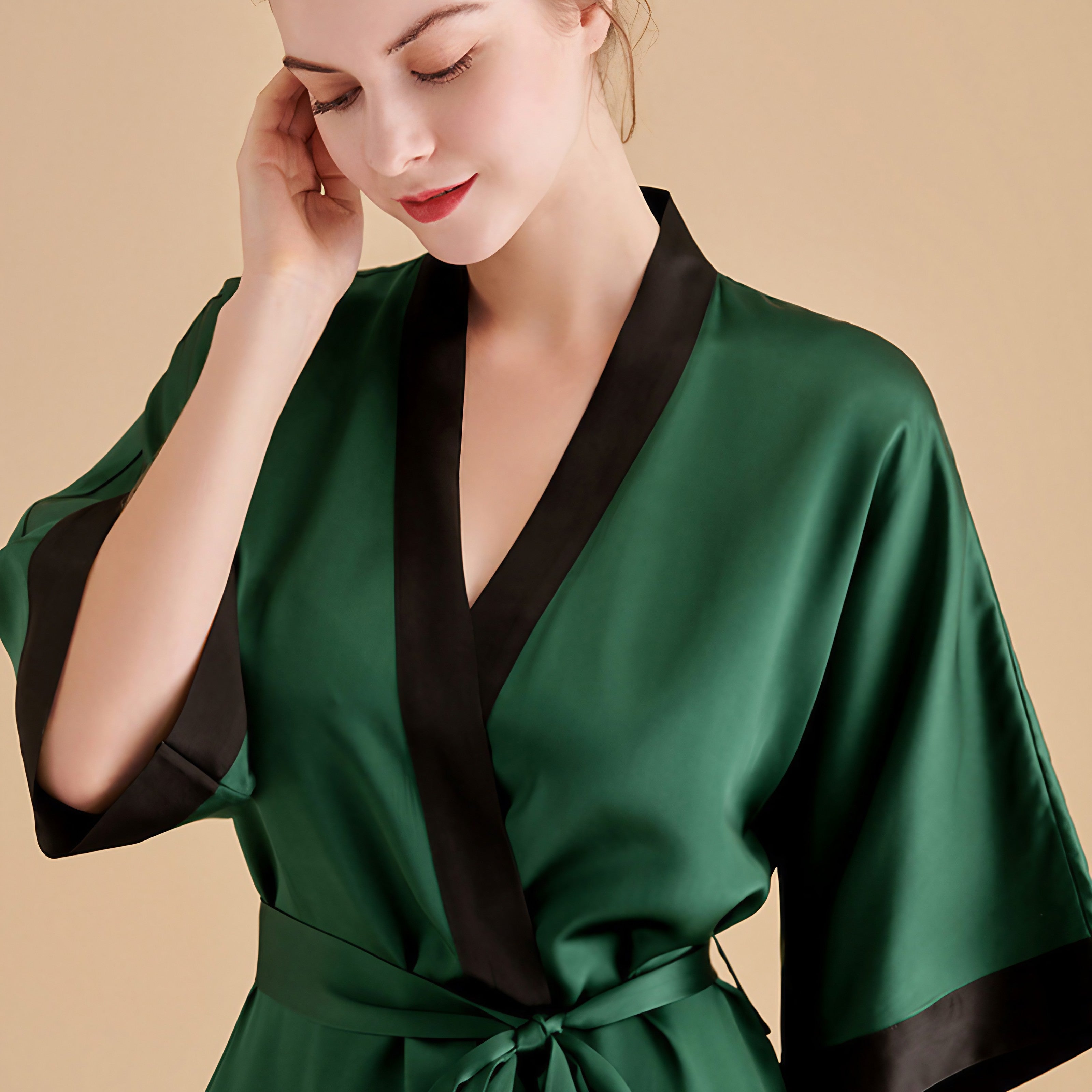 Silk Robe, Women's Silk Pajama, Silk Loungewear & Sleepwear, 100% Mulberry Silk, MOMOTAR